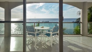 Stunning views from the private terrace