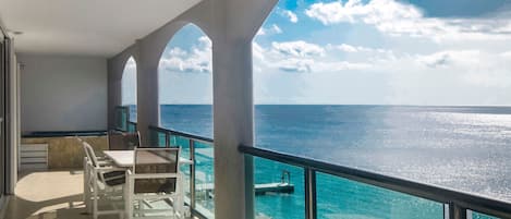 Gorgeous Caribbean views from the private terrace