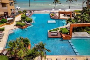 Pool and ocean views