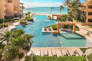 Welcome to our exclusive, oceanfront condo! Embrace coastal views every time of day on our private terrace.