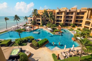 Get your golden tan on by lounging on our sun chairs, and then cool off in our refreshing shared pool!