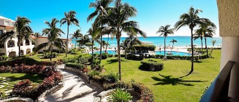 Ocean view from the private balcony