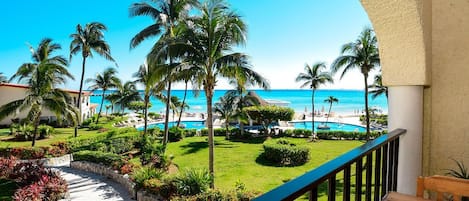 Ocean view from the private balcony