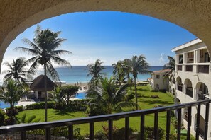 Gorgeous terrace views overlooking the pool
