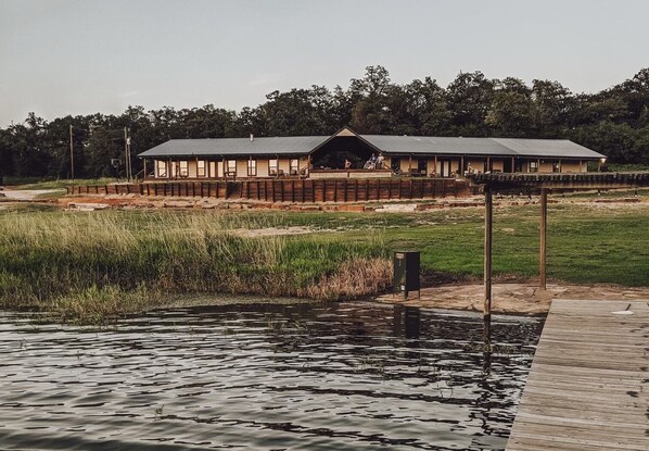 View of the house from the lake
