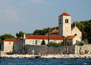 Nearby beach