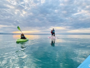 Kayaks and lifejackets are available!