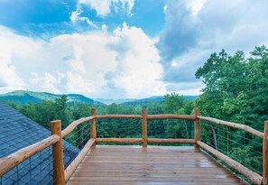 Ultimate "Coffee-with-a-view" from this Main Upstairs Bedroom Deck