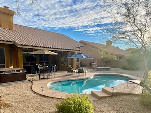 View from back right property corner