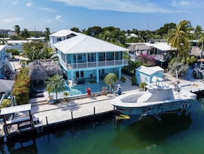 70' of dock and 15k boat lift with fish cleaning station