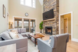 Living Room | Main Level | Free WiFi | Gas Fireplace