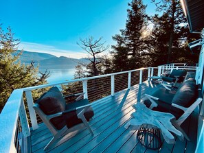 Amazing views of the surrounding East Sound and Crescent Beach area.  
