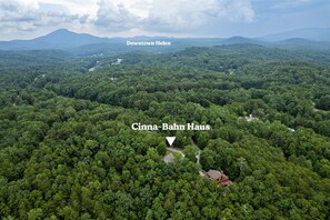 Aerial View showing proximity to downtown Helen