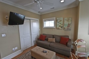 Living Room area
(Queen sleeper Sofa)