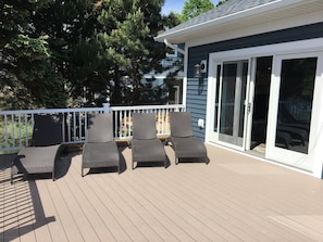 Deck to enjoy the views and sun!