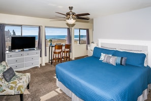 Upstairs master bedroom with amazing ocean view