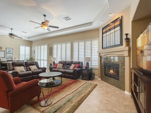 Living and dining area