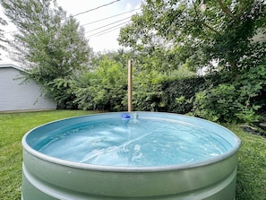 Relax in our 8x2 Stock Tank Pool