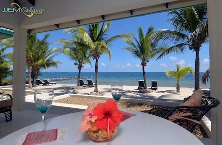 JJEM Cabanas Autumn patio view