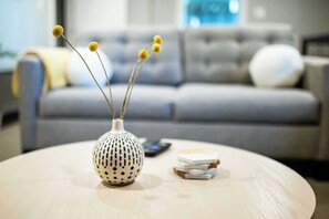 Tastefully updated furniture and decor in every room.