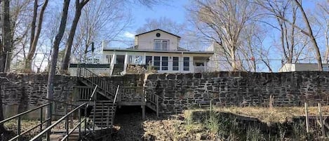 View of house from boat dock