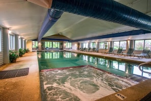 Indoor pool & hot tub