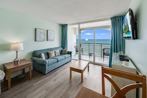 Large Living Area with Amazing Views of the Ocean, Beautifully Decorated