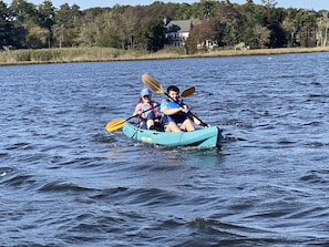 Kayaking on Swan Pond. Access directly across the street from the house
