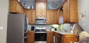 Kitchen view from the living area.