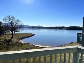 View from deck - lovely beach directly in front of condo