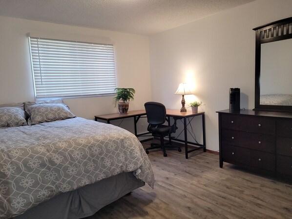Bedroom 1 with queen bed