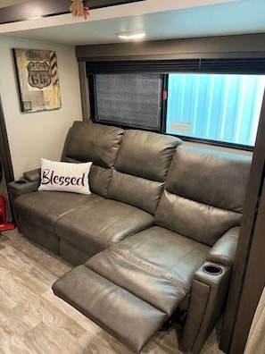 All 3 of these are recliners. See my other pictures to see sofa used as bed.