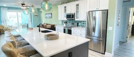 Kitchen and Island