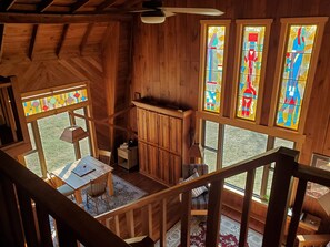 Living Room from Balcony 