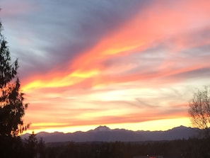 Summer Sunset of Olympic Mountain