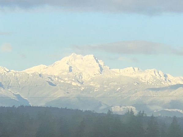 Winter Olympic Mountains view
