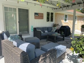 Outdoor under the roof patio