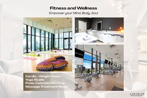 Recharge in the yoga studio, push limits in the gym, or indulge in a massage. Then head up to the rooftop for a swim and sunshine in your private cabaña.
