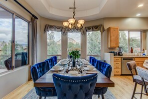 Large Dining Table with Seating for Eight