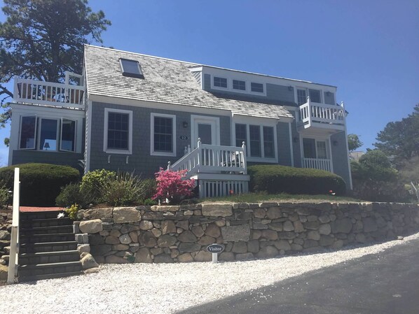 The house is a standalone unit with views from the balcony