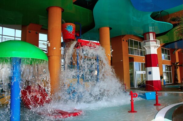 Wonderful fun kid's water park!