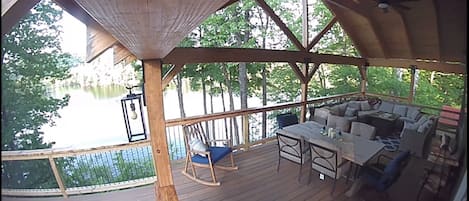 Covered deck - main level off great room 