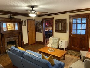 LIVING AREA AND KITCHEN BEYOND