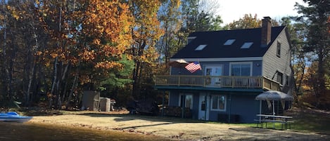 House view from lake