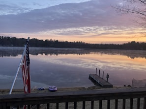 Morning view from deck 