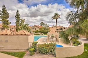 Balcony View | Access to Community Pool & Hot Tub