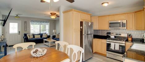 Somers Point Vacation Rental | 3BR | 2BA | Stairs Required | 1,242 Sq Ft