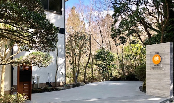 Free parking in the villa
