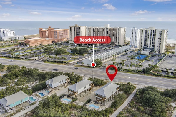 Deeded access to one of the premier private beaches.