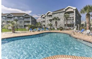 One of five pools available in complex 